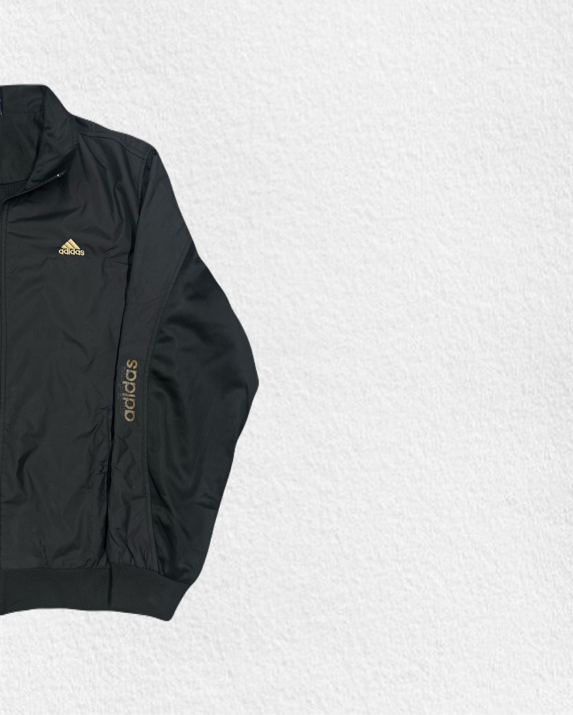 Adidas Black Windbreaker Jacket – Lightweight Street Sport Essential