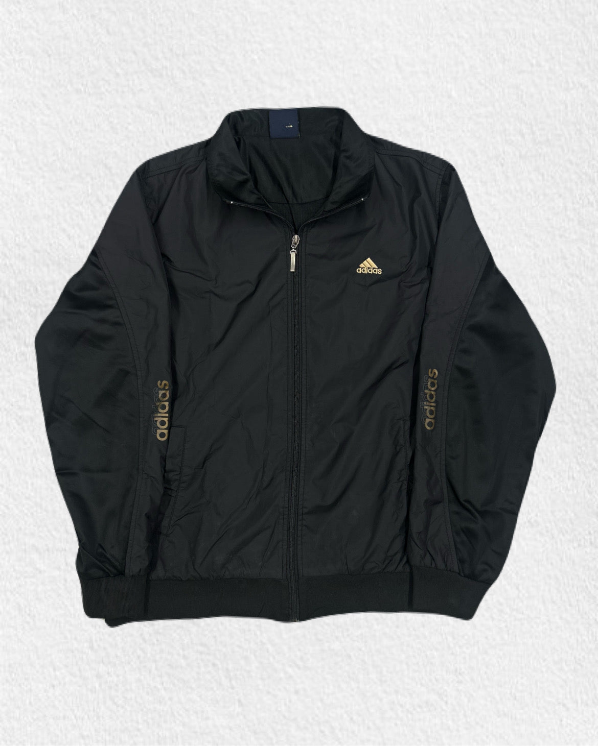 Adidas Black Windbreaker Jacket – Lightweight Street Sport Essential