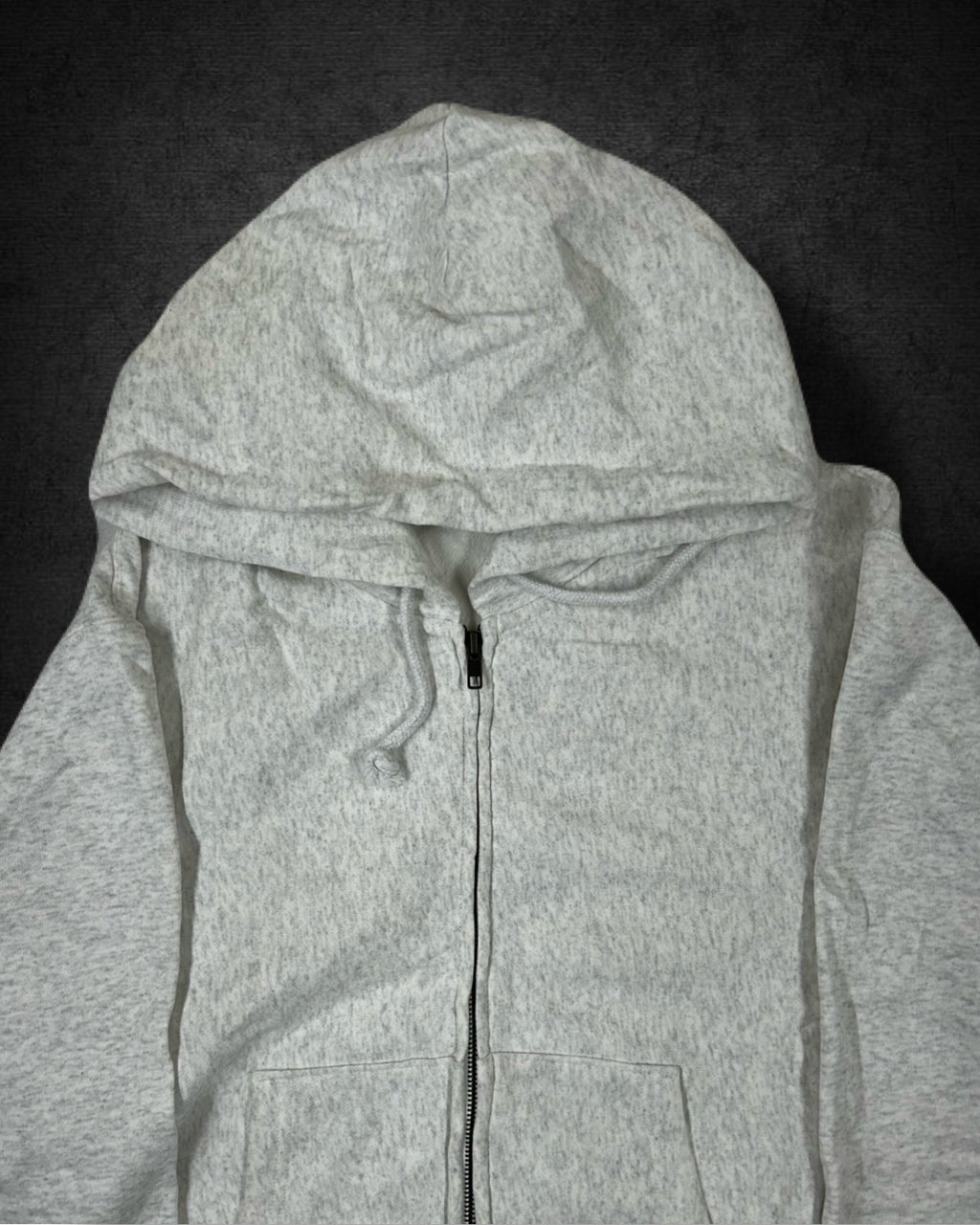 Classic Light Grey Zip-Up Hoodie