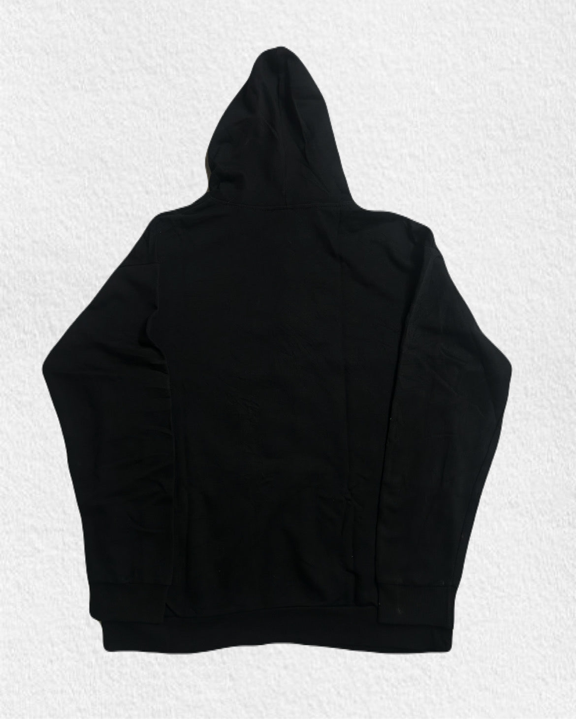 Black Swoosh Graphic Hoodie