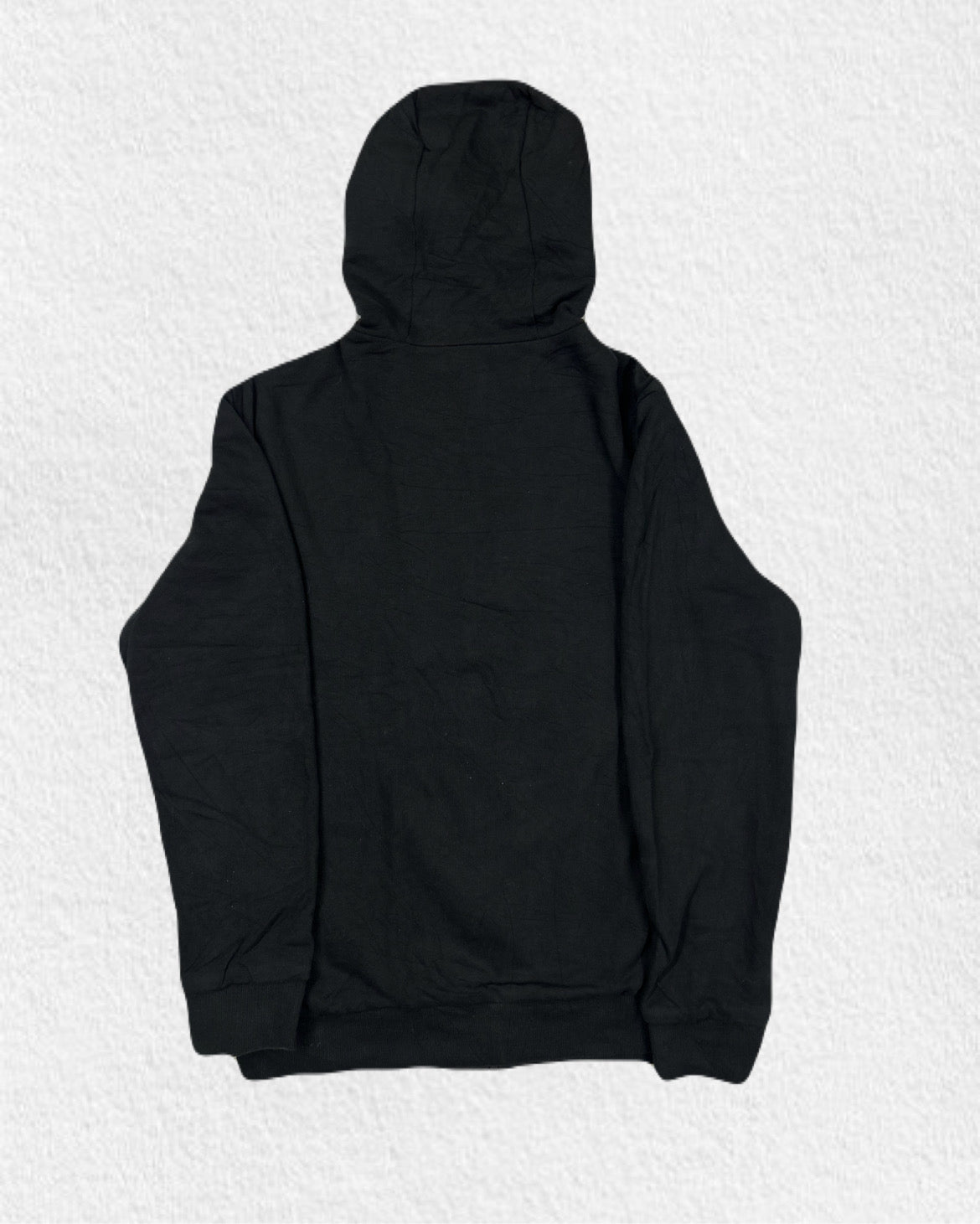 Black Fendi‑Style Zip Hoodie