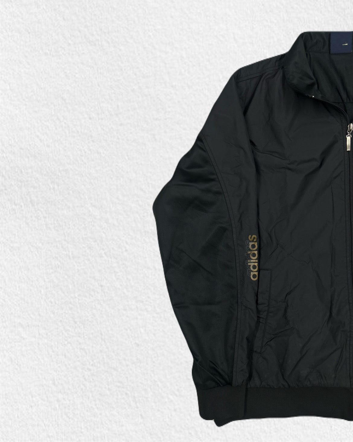 Adidas Black Windbreaker Jacket – Lightweight Street Sport Essential